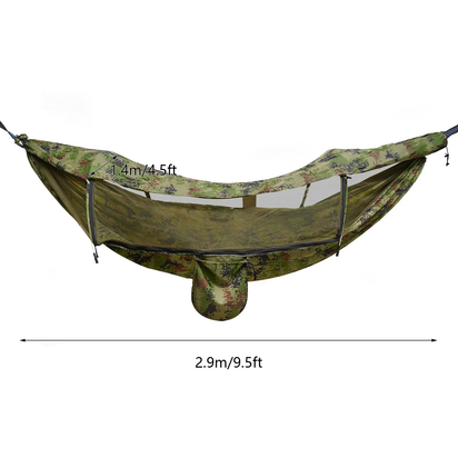 Camping Hammock, Portable Camping Hammock, Anti-Mosquito and Anti-Sun Camping Hammock
