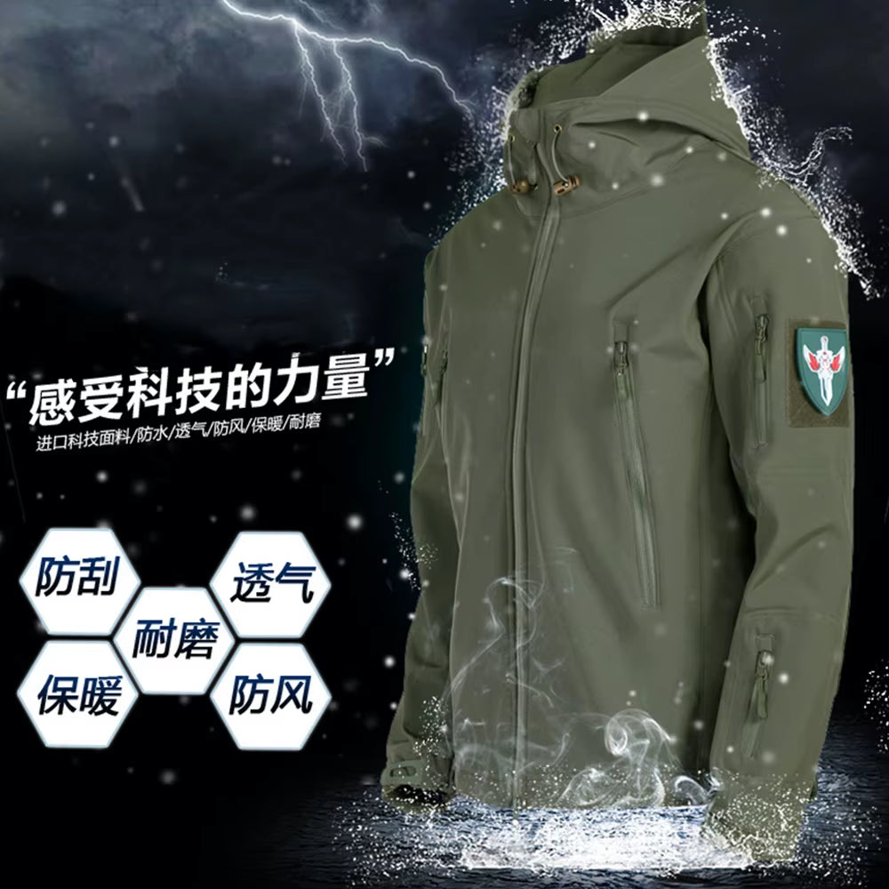 Motorcycle Waterproof Clothing Men'S Moto Motocross Jacket Motorbike Riding Clothing Protective Gear Chaqueta Moto Black S-4XL