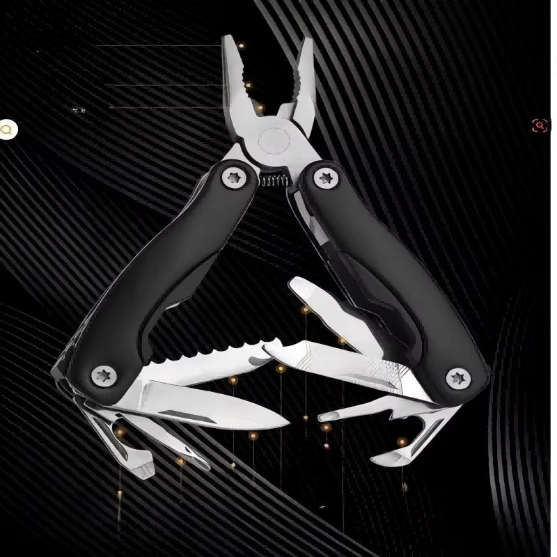 Camping Gear Outdoor Survival Stainless Steel 9 in 1 Portable Multi Tool Plier Camping Accessories Portable