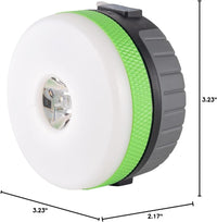 LED Camping Lantern, Rechargeable Light with Magnet Base, 2200 Mah, Survival Kit for Emergency, Hurricane, Outage, Medium Green, 1 Pack
