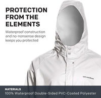 Grundens Men’S Shoreman Jacket | Waterproof, Stain-Resistant Seafood Processing Jacket