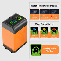 Outdoor Camping Shower, Electric Rechargeable Portable Camping Shower for Camping, Hiking, Traveling